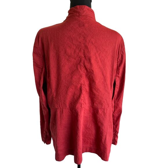 Eileen Fisher Pimento High Collar Jacket - XL (NWT) - Picture 5 of 11